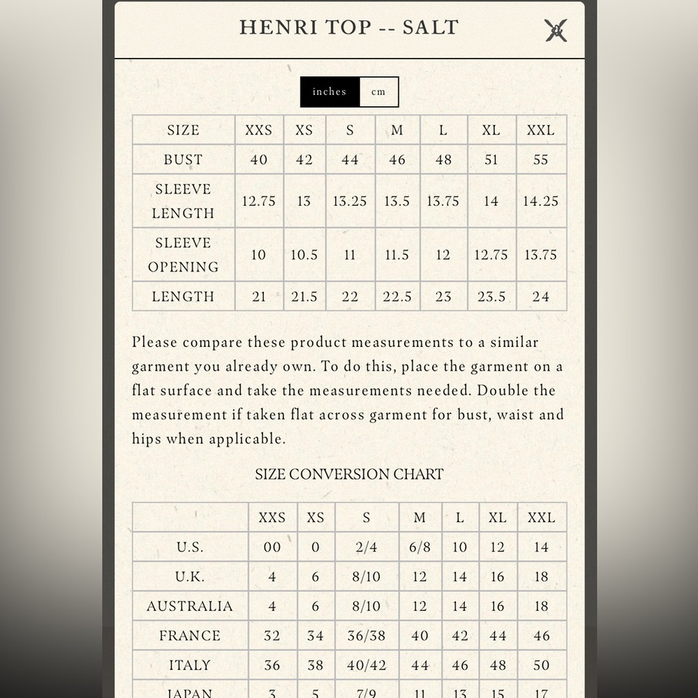 NWT Doen Henri Top Salt Size M - Picture 11 of 11